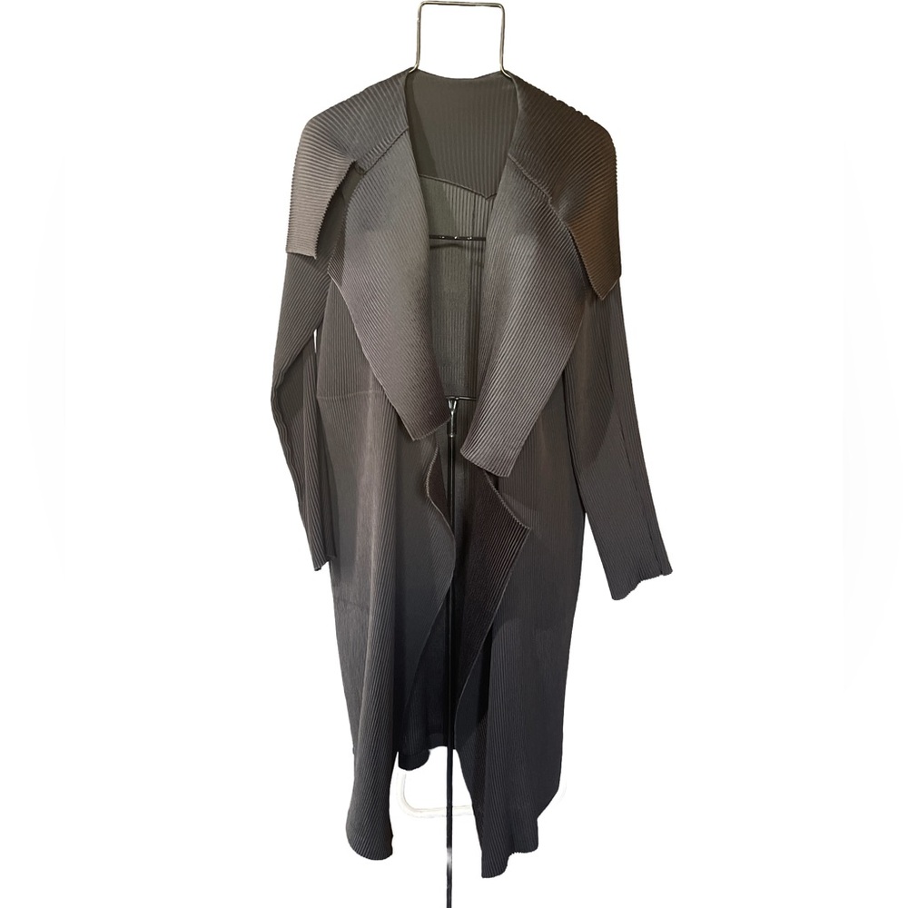 Issey Miyake Style Draped Duster